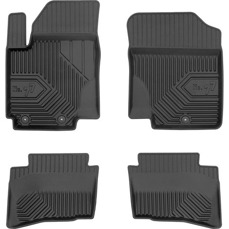 Tapis de Sol de Voiture pour Hyundai i20 I 2008-2014 TPE Antidérapant Noir 4Pcs (1/5)