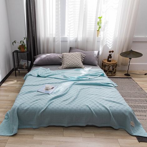 Couverture En Coton - 150x100 cm - Pour Lit Simple - Respirante Légère Toutes Saisons - 1 Pièce (1/5)
