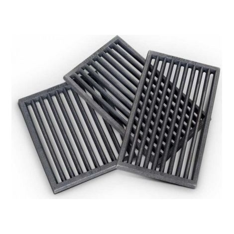 Ofenrost Gussrost Rost Eckig Kaminrost Ascherost Kaminofen Feuerrost rechteckig 18x22