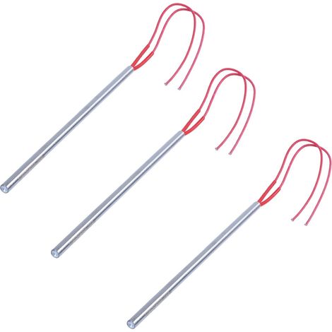 3 Pièces Élément Chauffant à Extrémité de 10 mm x 270 mm Chauffe-Cartouche 220V 600W (1/5)