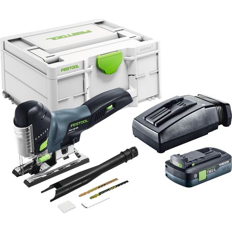 Festool PSC 420 EB-Basic Akku Pendelstichsäge 18 V 120 mm Brushless + 1x Akku 4,0 Ah + Ladegerät + Systainer