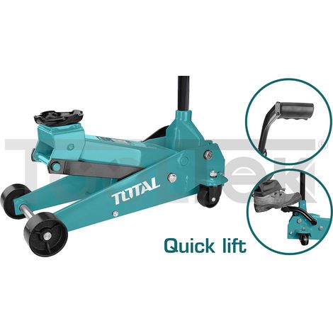 CRIC AUTO CARRELLO SOLLEVATORE IDRAULICO 3ton 500mm TOTAL