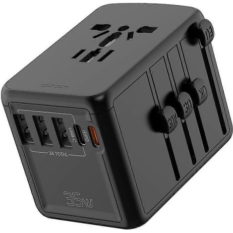 Steckdose für EU, US, AUS Universal-Reiseadapter PD35W Weltweite Steckdose