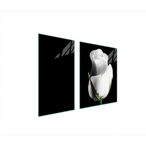 PIASTRA PROTETTIVA IN VETRO PER STUFA 90x52 ROSE (1/5)