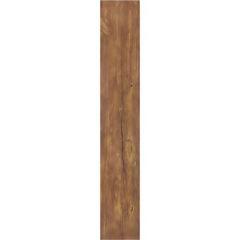 Plaque De Sol Vinyle Autoadhésive - 6 Pouces x 36 Pouces - Épaisseur 1,2 Mm - Aspect Bois - Pour Cuisine Salle De Bain Chambre - 10 Plaques Par Boîte (1/4)