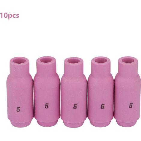 10pcs Ceramic Nozzle Cups 10N50-10N46 4-8 for WP-17/18/26 TIG Welding Torch(10N49 8mm)