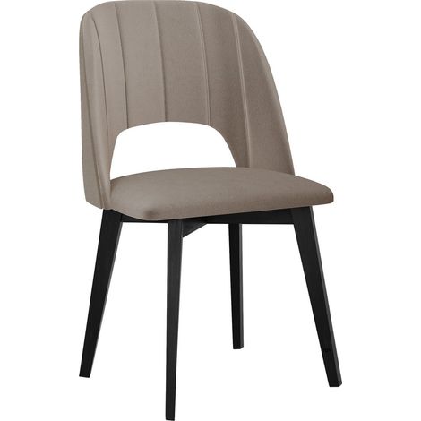 Silla Victorville 370, Negro, 83x48x54cm, Tapiz, De madera (1/4)