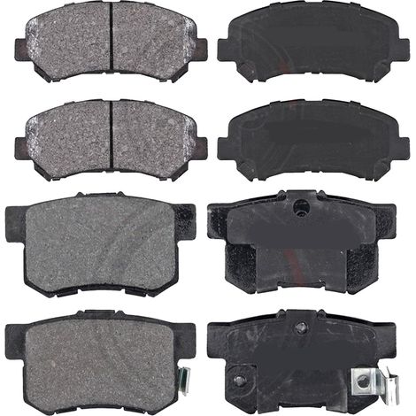 KIT PASTIGLIE FRENO ANTERIORI E POSTERIORI compatibile con SUZUKI KIZASHI (FR) / PASTIGLIE FRENANTI AUTO OEM P 79 028,P 28 022 / SOSTITUZIONE DIRETTA / BASSA POLVERE / SILENZIOSO