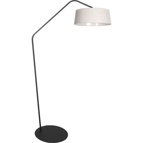 Anne Lighting - lampadaire - ZigZag - crème noir - métal - lampe (1/5)