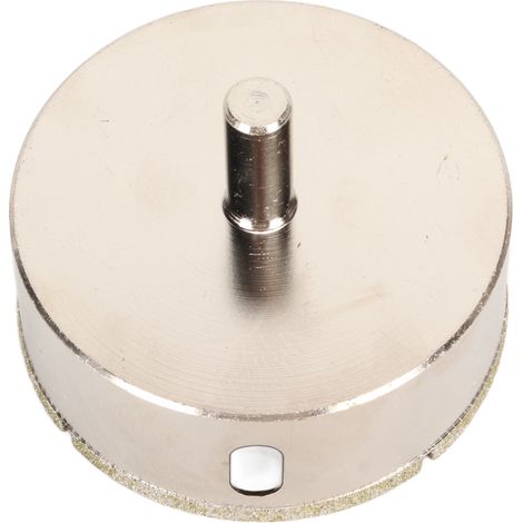 Set bestehend aus 1 x 75-mm-Diamant-Lochsäge, vernickeltem Kernbohrer für Keramik, Marmor, Glas, Fiberglas, Präzisionsbohrungen (1/5)