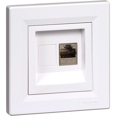 presa RJ45 incasso SCHNEIDER Asfora EPH4300121 Cat.5 STP - bianco
