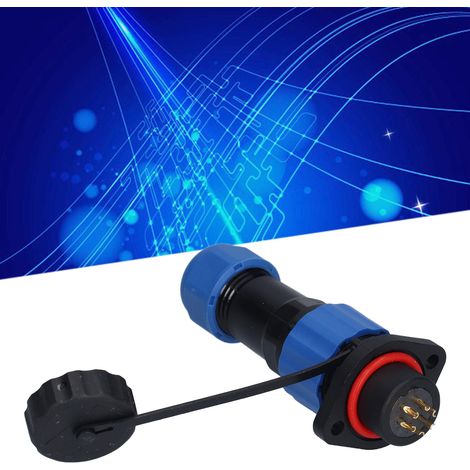 Connecteur étanche IP68 aviation mâle/femelle, 6 broches, 250V 5A, joint à brides SP16