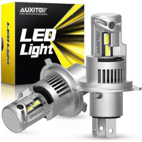2024 Auxito 2pcs 20000lm 100w Canbus Phare de voiture Turbo LED H4 9003 Ampoule de phare feu de croisement/route 12 puces csp Sans erreur( ) (1/5)