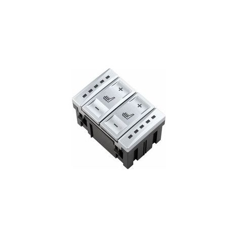 Steuertaste für Sitzheizung, kompatibel mit Galaxy MK3 S-MAX Mondeo MK4 6M2T19K314AC BS7T19K314AB Silber (1/5)