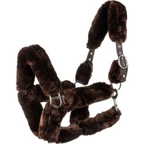 Cabestro Equestro synthetic sheepskin halter forro sintético ajustable (1/3)
