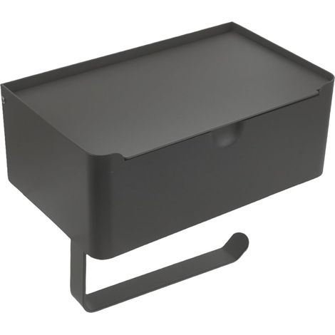 Support rouleau WC, aluminium, sans perçage, pour rouleau WC (1/5)