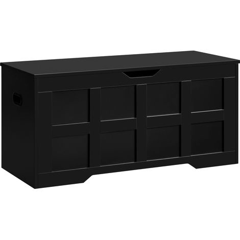Large Storage Ottoman, Black (1/5)