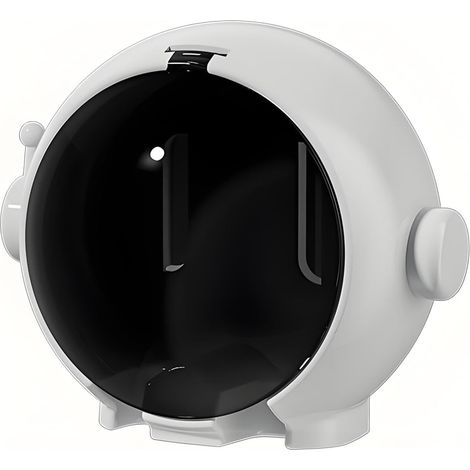 Étagère murale blanche pour salle de bain, sans perçage, porte-brosses à dents électriques pour enfants, porte-brosses à (1/5)