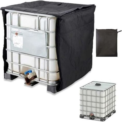 Bâche Cuve 800l, Collecteurs D'eau de Pluie, Adapté au RéServoir D'eau de Baril de Pluie Extérieur 800l, Couverture UV, Antipoussière, Housses pour Cuve eau de Pluie (120x80x116cm) (1/5)