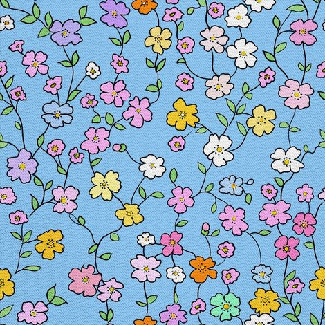 Telas decorativas para exteriores Oxford - Motivo floral I DX5410 (1/5)