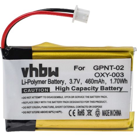 vhbw Akku kompatibel mit Nintendo GameBoy Micro (GBM) Spielekonsole - Ersatz für Nintendo OXY-001, OXY-003,GPNT-02 - (Li-Polymer, 460mAh, 3.7V) (1/4)