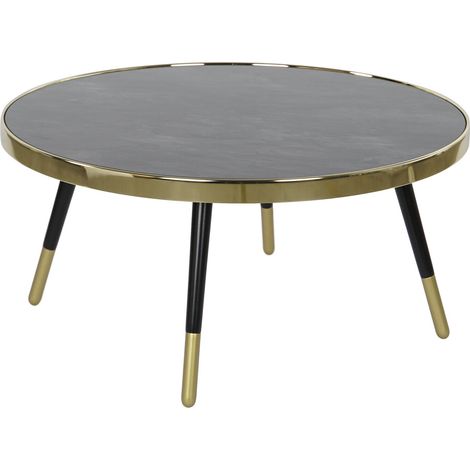 DKD Home Decor Table Acier et Cristal 82.5x82.5x40 cm (1/4)