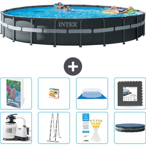Intex Piscina Ultra XTR Rotonda - 732x132 cm - 9-pezzi S525 (1/4)