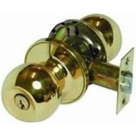 FPLUS pomo laton mod.281 llave-condena , Pomo mha llave y condena laton pulido 281-60/70