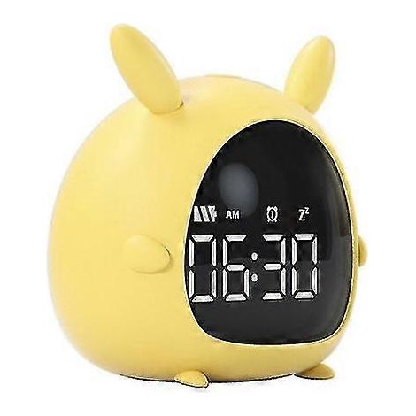 Réveil elfe mignon pour enfants avec veilleuse LED et grand affichage numérique (1/4)
