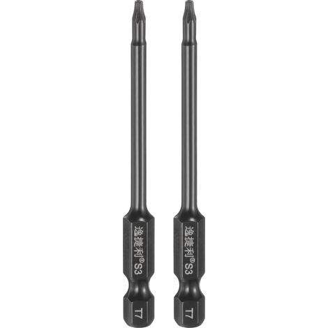 2Pcs Magnétique Anti-Sabotage 6 Pointes Embout De Perçage Étoile (1/5)