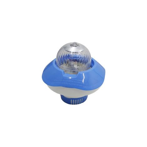 Distributeur flottant de chlore lumineux, diffuseur à capsules, réservoir pour pastilles, désinfection automatique, accessoire piscine - pièce rechange (1/5)
