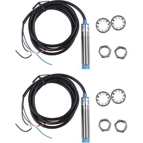 2X DC 6-36V PNP NO 3-Wire 4mm Cylindrical Inductive Proximity capteur Approach interrupteur LJ12A3-4-Z/BY (1/5)