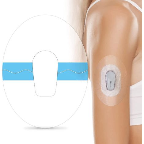 Dexcom G6 Klebepflaster, wasserdichte Pflaster für Dexcom G6, hochwertige transparente Überklebungen für den G6-Sensor (30 Stück)