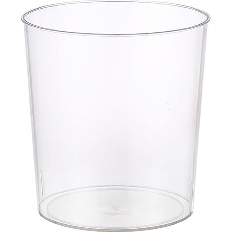 Poubelle de salle de bain, petite poubelle en plastique de grande capacité, forme ronde transparente, adaptée à la salle de bain, à la chambre, au bureau, à la cuisine, à la chambre (1/4)