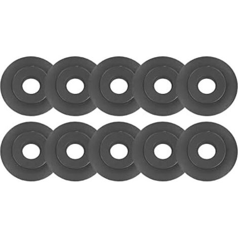 Jeu de 10 Lames de Rechange pour Coupe-Tube Roue de Secours en Acier Traité pour Coupe-Tube en Cuivre Outil de Plomberie Professionnel (1/5)