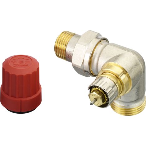 RA-N Ventilgehäuse DN15 Winkeleck rechts 3/4"AG (1/4)