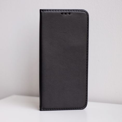 Funda tipo libro para Samsung Galaxy A54 5G, magnética inteligente, negra + cristal 9H (1/4)