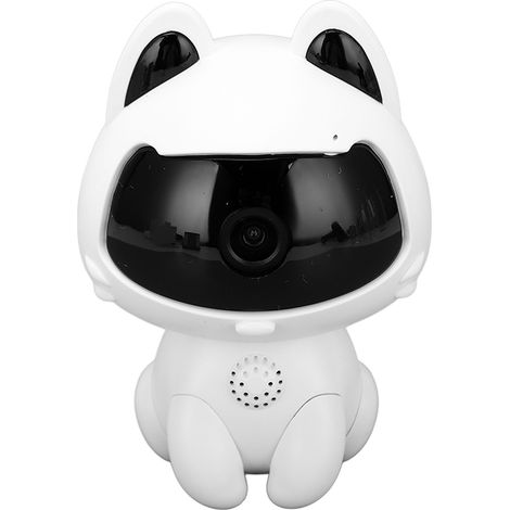 1MP HD WiFi-Roboter-Überwachungskamera, Nachtsicht, Fernbedienung, Zwei-Wege-Sprachanruf für Zuhause, Smart-Home-Kamera. (1/5)
