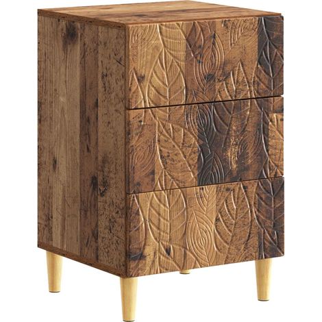 Nachttisch Altholz 43 x 39,5 x 66,5 cm Holzwerkstoff vidaXL