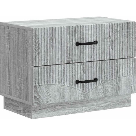 Nachttisch Graues Sonoma 62 x 34,5 x 44,5 cm Holzwerkstoff vidaXL