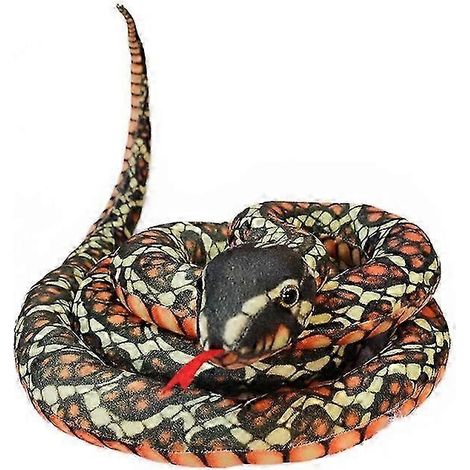25-26 Adorables peluches serpent réalistes, cobra géant, cadeaux d'anniversaire, jouets pour enfants, décoration intérieure (1/4)