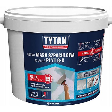 GOTOWA MASA SZPACHLOWA DO ŁĄCZEŃ PŁYT G-K 1.8KG BIAŁA - SIL GŁ GK1.8
