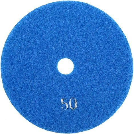 5 ''pouces 125mm disques de meulage tampons de polissage diamant humide ponçage roues de papier de verre pour granit béton marbre (50) (1/4)