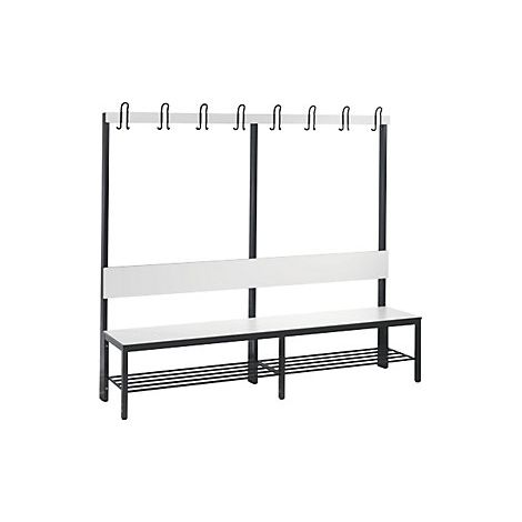 C+P Panca per spogliatoi COMFORT un lato utile HPL