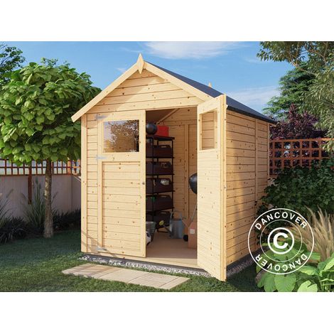 Abri en bois, Bertilo Sylt 2, 1,8x1,74x2,25m, 3,1m² - Dancover