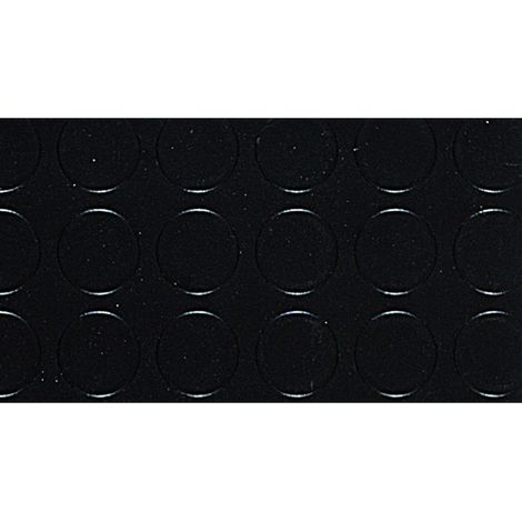 50MQ COPRIPAVIMENTO IN PVC BOLLATO NERO Rt. Mtl 25x mt.2 h spess. mm.1 MQ 50