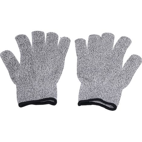 Schnittfeste Handschuhe, Schutzklasse 5, 2 Paar, abriebfestes HPPE, für Lackierarbeiten, Gartenarbeit und Heimwerken, optimaler Schutz (1/5)