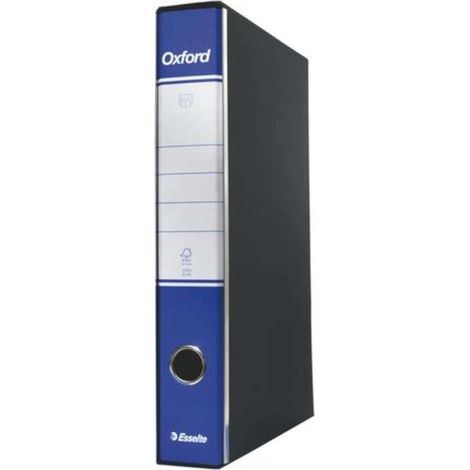 Esselte Registratore Oxford Protocollo Dorso 5 cm Blu