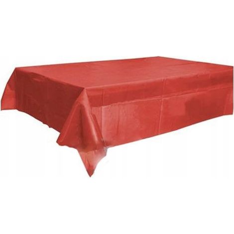 Mantel de aluminio 120x140 cm Rojo 1 unidad.