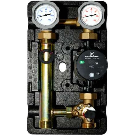 Meibes Pumpengruppe MK 1'' mit 3-Wege-Mischer 66831 Alpha2 25-60 180 (1/2)